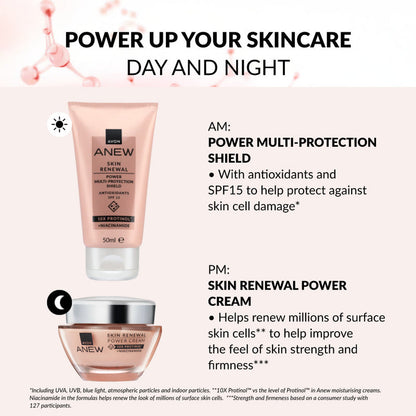 Avon Anew Renewal Power Multi-Protection Shield Cream SPF15 | 50ml