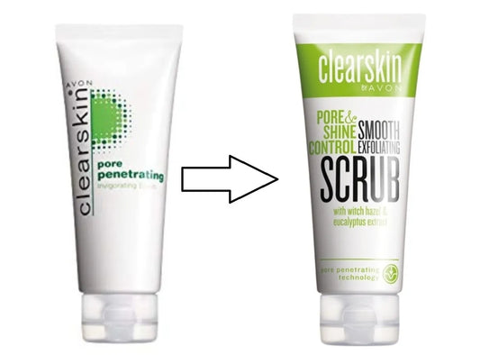 Avon Clearskin Pore & Shine Control Smooth Exfoliating Face Scrub Clearskin Pore Penetrating Scrub - POD International UK 