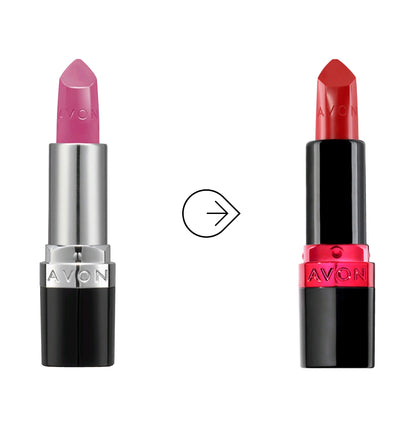 Avon Ultra Colour Creamy Lipstick Avon Satin Lipstick