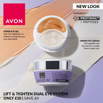 Avon Anew Platinum Lift & Tighten Dual Eye System | Bestselling Eye Cream - POD International UK