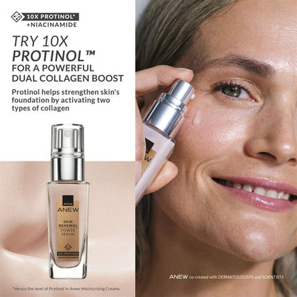 Avon Anew Renewal Power Serum with Protinol 30ml | Full Size - POD International UK