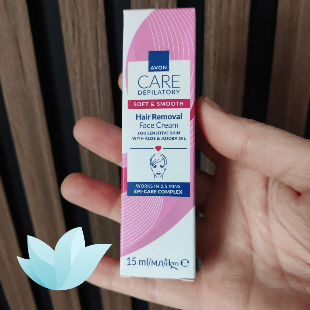 Avon Care Depilatory Soft & Smooth Hair Removal Face Cream, 15ml | Facial Hair Removal Cream - POD International UK
