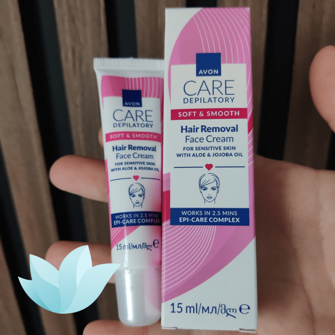 Avon Care Depilatory Soft & Smooth Hair Removal Face Cream, 15ml | Facial Hair Removal Cream - POD International UK