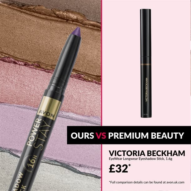 Avon Power Stay 16 Hour Eyeshadow Stick | Long Lasting Eyeshadow - POD International UK