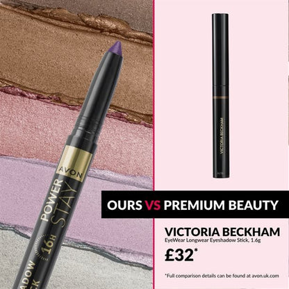 Avon Power Stay 16 Hour Eyeshadow Stick | Long Lasting Eyeshadow - POD International UK