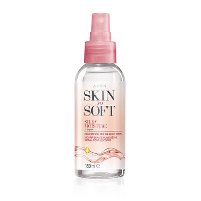 Avon Skin So Soft Dry Oil Spray | Moisturiser | Travel Essential | Original - POD International UK