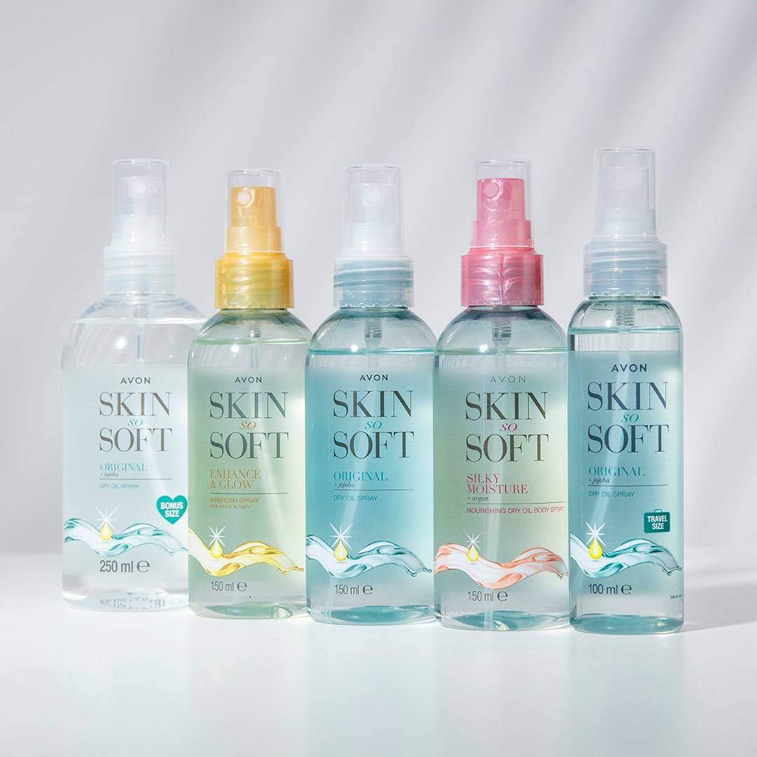 Avon Skin So Soft Dry Oil Spray | Moisturiser | Travel Essential | Original - POD International UK