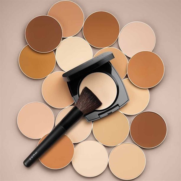 Avon True Colour Flawless Mattifying Pressed Powder - POD International UK